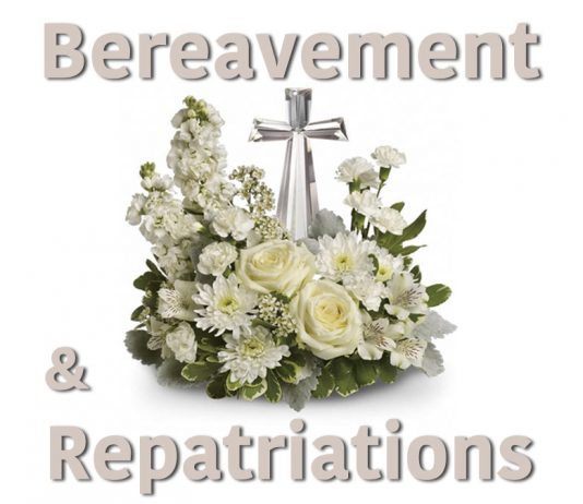 Bereavement & Repatriations