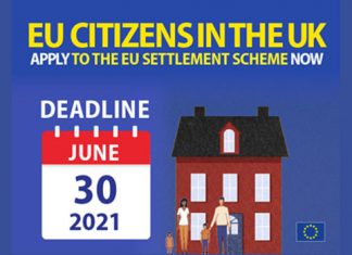 Deadline for application to the EU Settlement Scheme