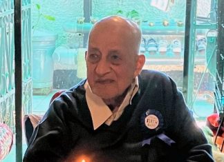 Second centenarian Francisco de Sales Jose Couto